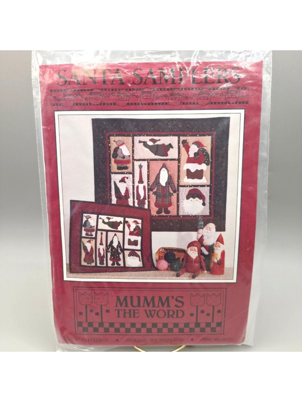 Santa Samplers Quilt Pattern Debbie Mumm Penstitch Applique Embroidery